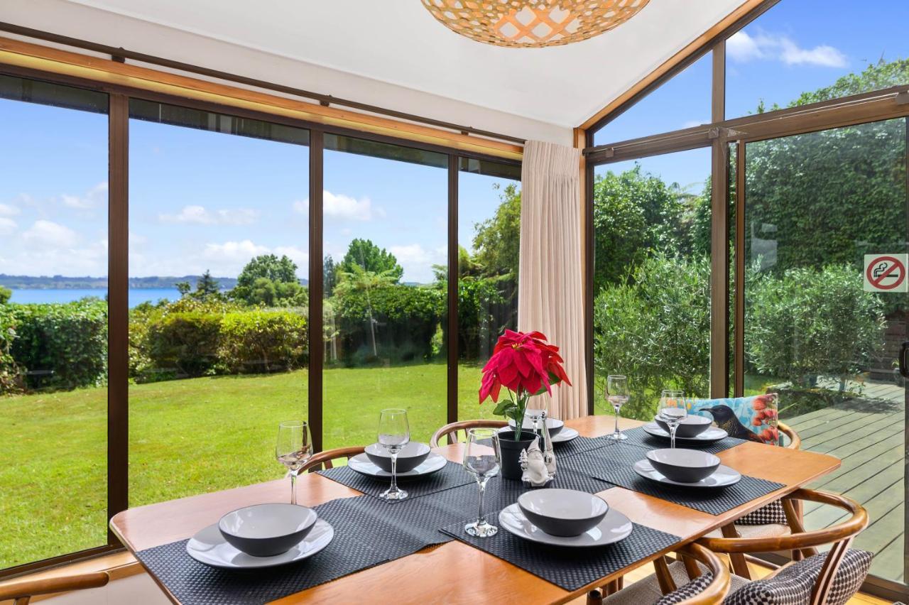 The Bird House - Kawaha Point, Rotorua. Stylish Six Bedroom Home With Space, Views And Relaxed Atmosphere Exteriör bild